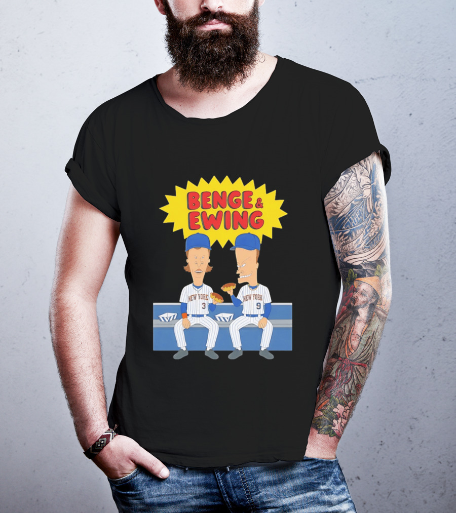 Benge & Ewing New York Mets Beavis And Butt Head T-Shirt