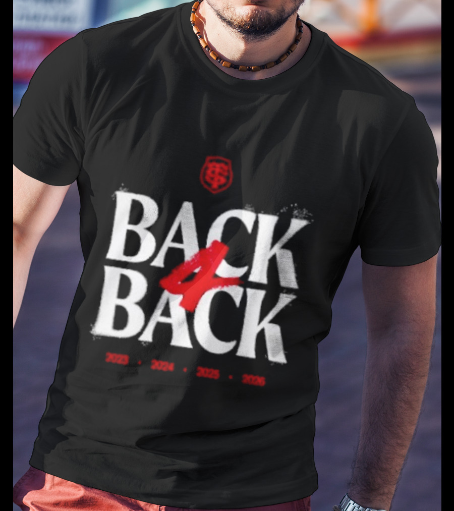 Stade Toulousain Back To Back 4 Times T-Shirt
