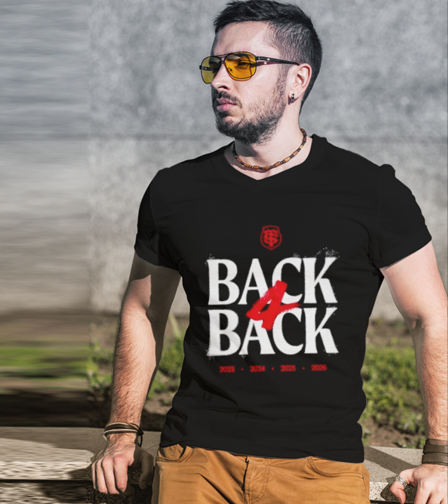 Stade Toulousain Back To Back 4 Times T-Shirt