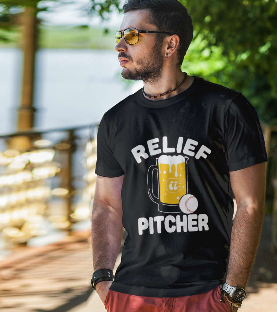 Chattanooga Lookouts Relief Pitcher Beer Baseball C T-Shirt