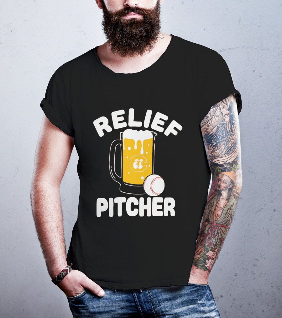 Chattanooga Lookouts Relief Pitcher Beer Baseball C T-Shirt