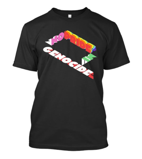 No Pride In Genocide Colorful 3D T-Shirt