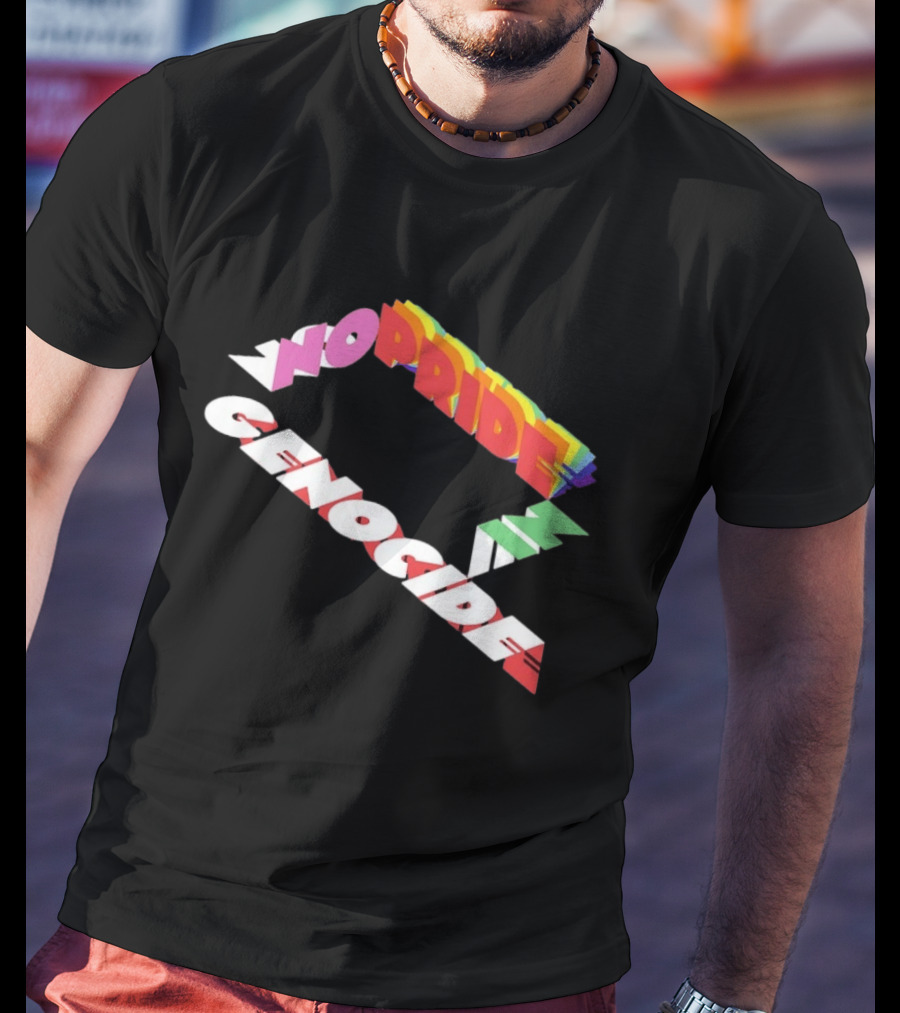 No Pride In Genocide Colorful 3D T-Shirt