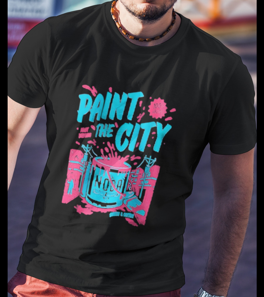 Paint The City Nola New Orleans Drew Orleans T-Shirt
