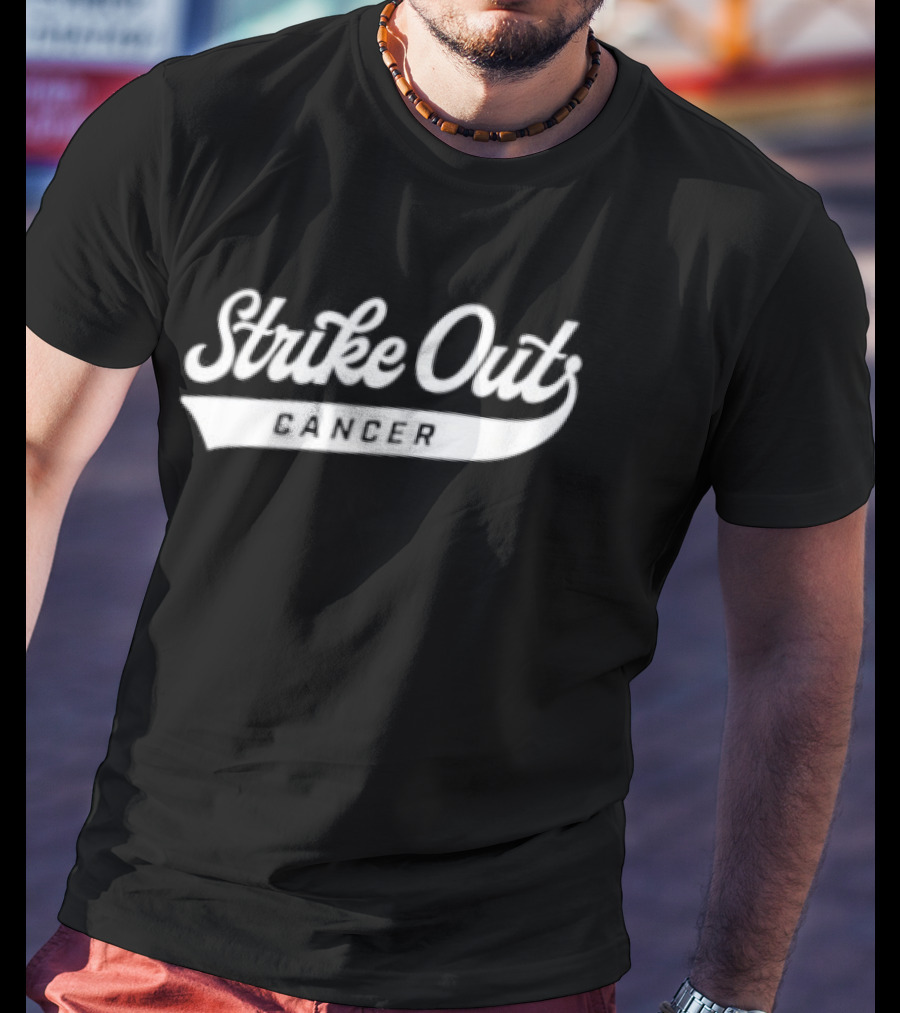Woo Sox Strike Out Cancer T-Shirt