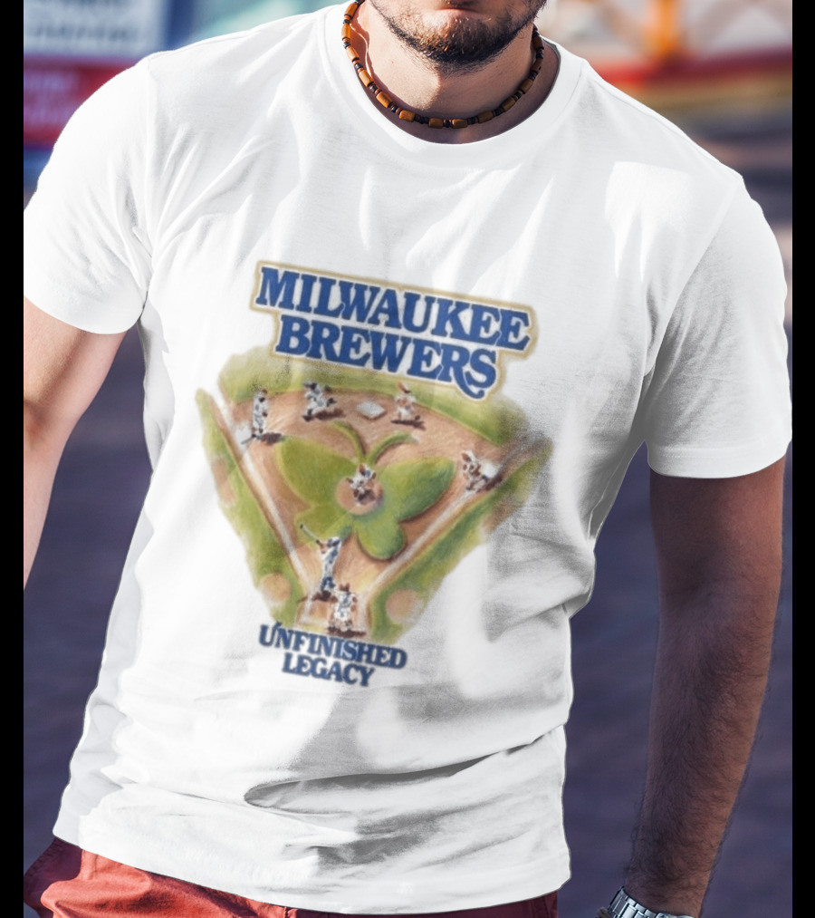 Milwaukee Brewers 2026 Giveaway Unfinished Legacy Local Artist T-Shirt