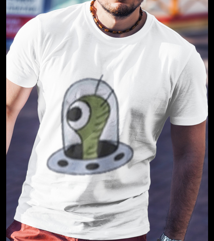 Bizarro Secret UFO Alien Spaceship T-Shirt