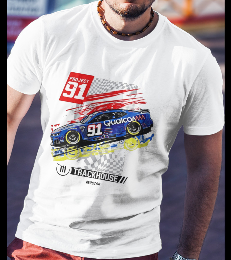Project 91 Trackhouse Racing Qualcomm NASCAR T-Shirt