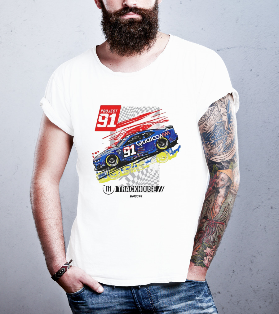 Project 91 Trackhouse Racing Qualcomm NASCAR T-Shirt