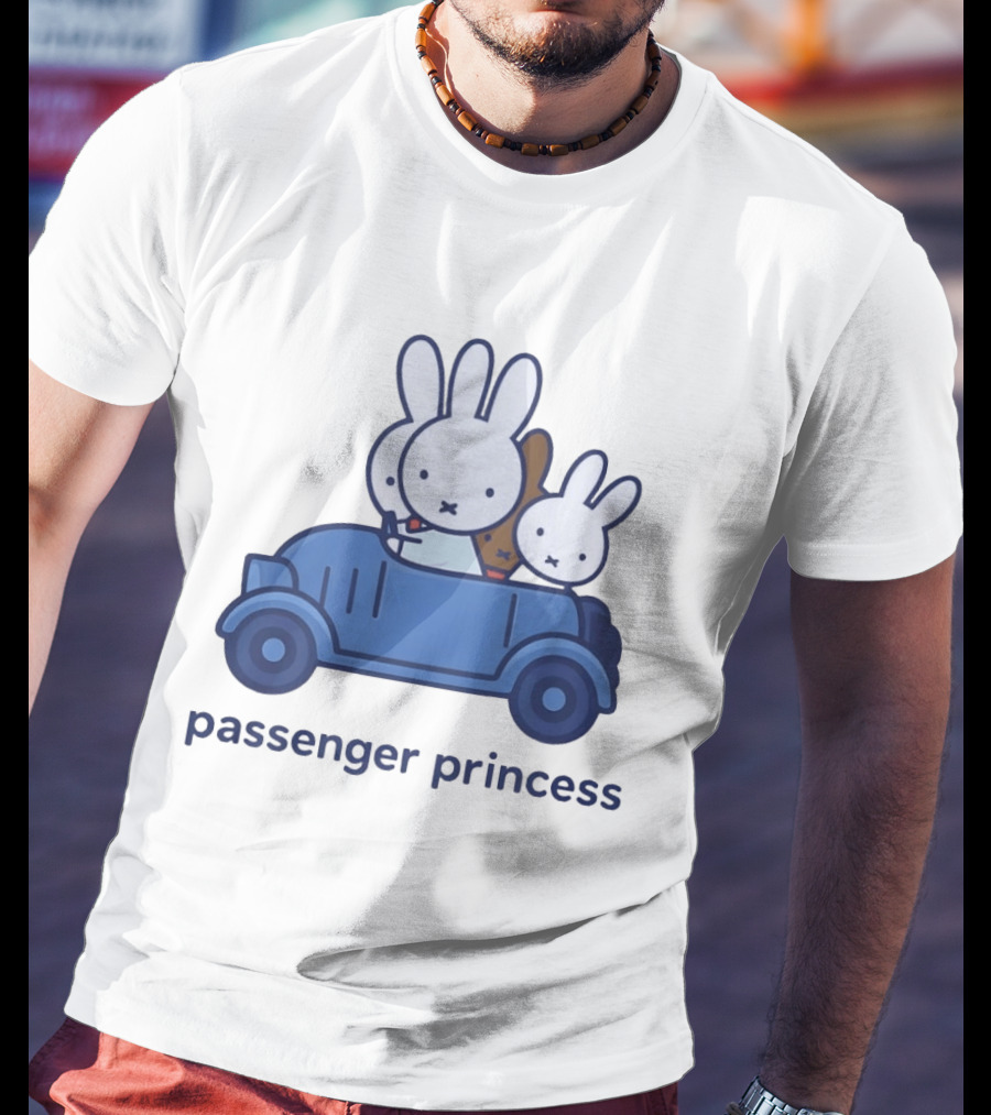Miffy Passenger Princess Bunny Rabbit Car Ride T-Shirt