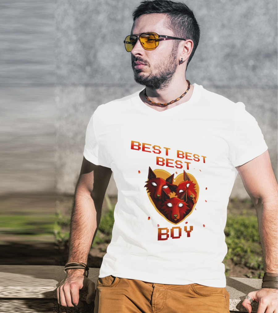BEST BEST BEST BOY Fox Trio T-Shirt