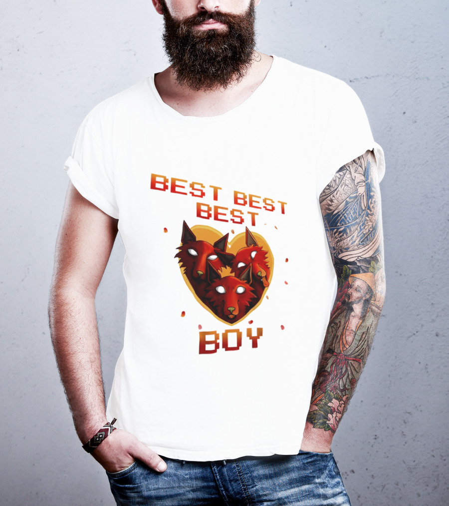 BEST BEST BEST BOY Fox Trio T-Shirt