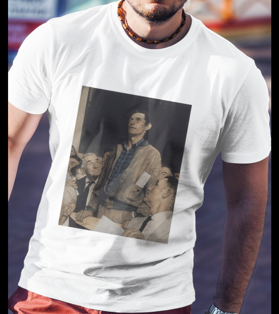 Norman Rockwell Four Freedoms 1943 Freedom Of Speech Timeless T-Shirt