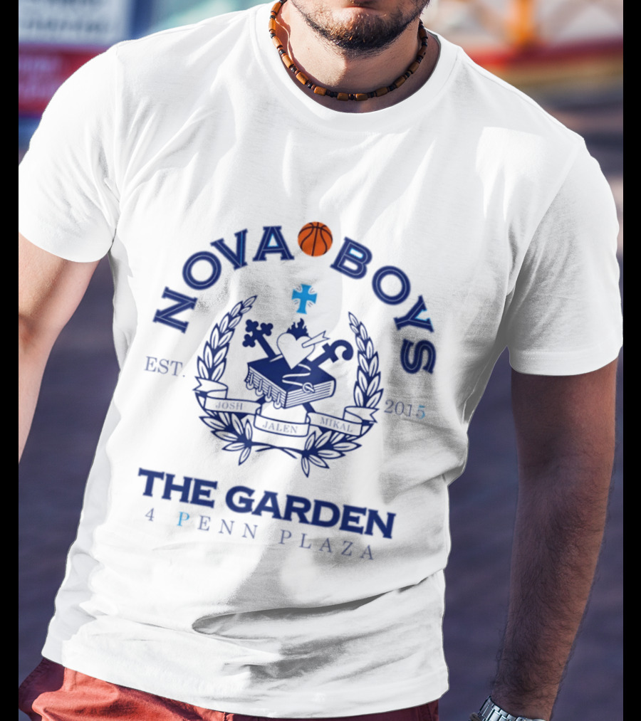 Nova Boys Collegiate Basketball The Garden 4 Penn Plaza Est 2016 T-Shirt