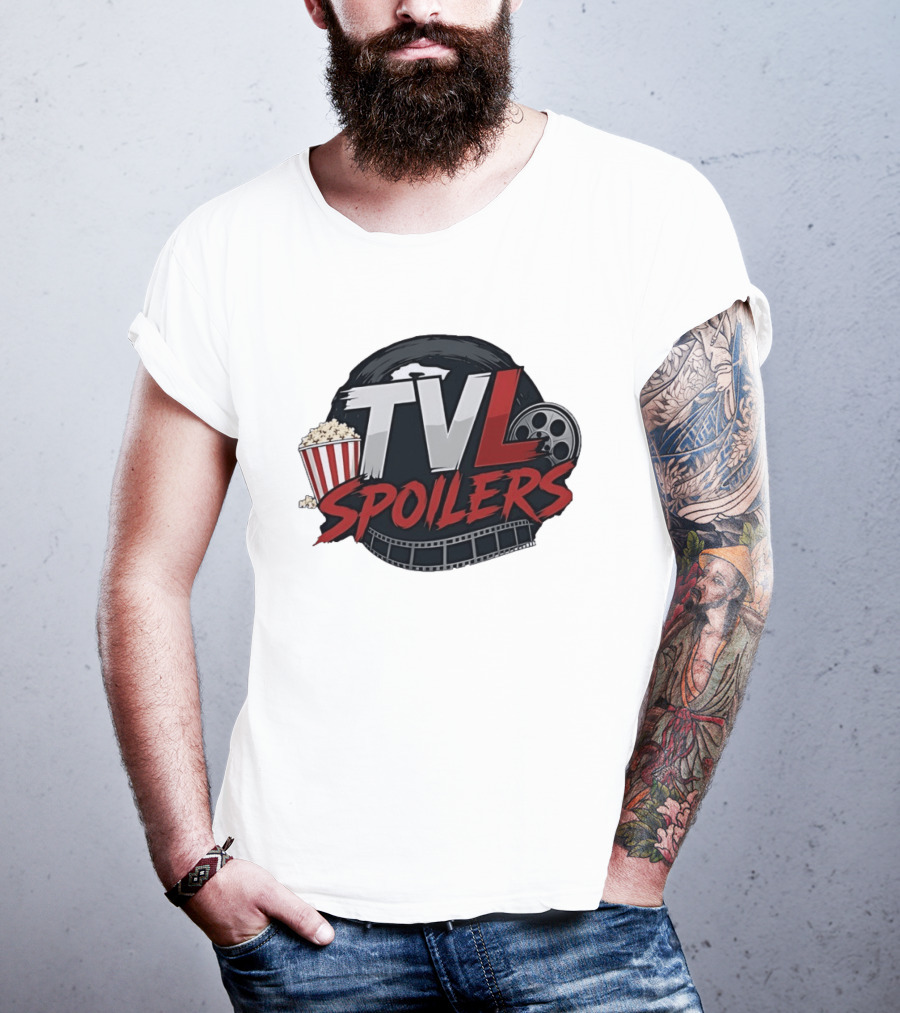 TVL Spoilers Cinema Movie Lover Popcorn Film Reel T-Shirt