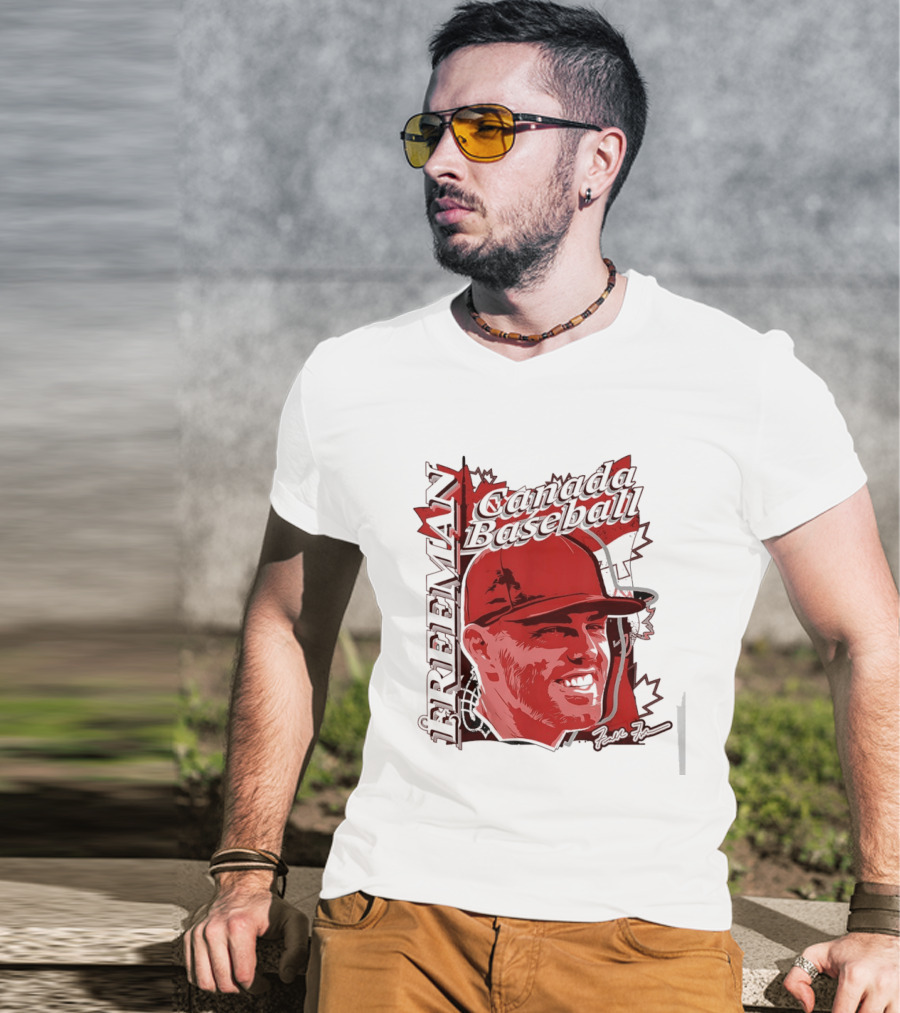 Freddie Freeman Canada Baseball MLB T-Shirt
