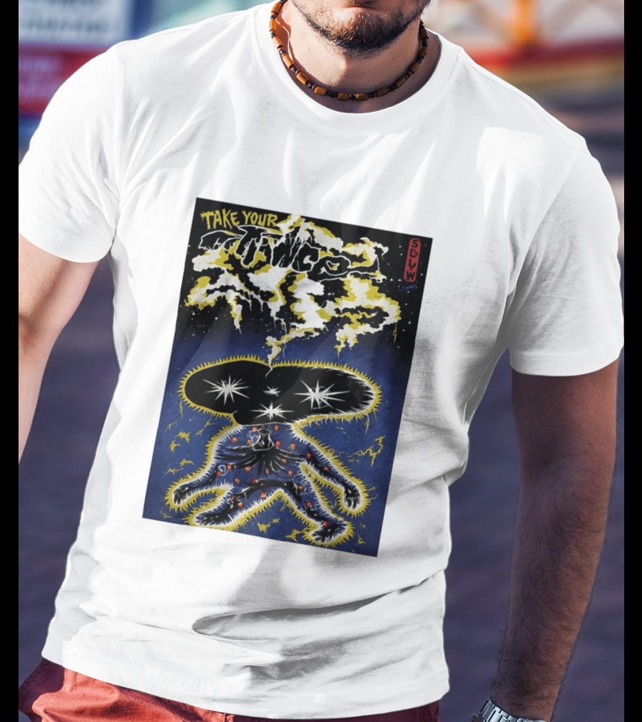 Take Your Chance SLW Electric Cosmic Figure Explosion T-Shirt