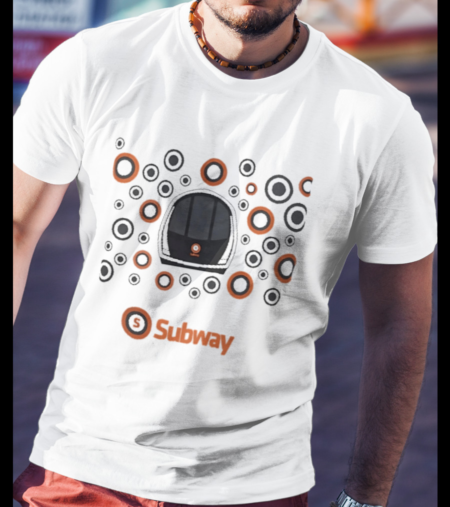 Glasgow Subway Mini Train Driver Subway Circles T-Shirt