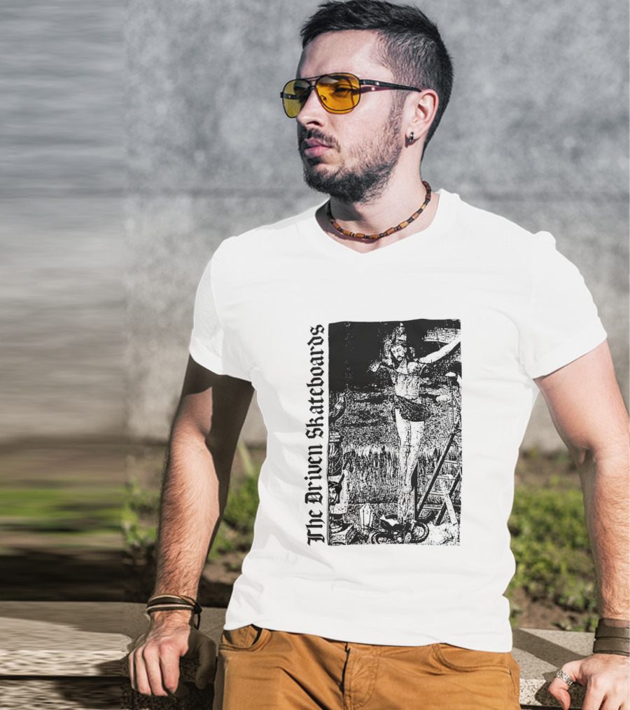 The Driven Skateboards Skeleton Rider T-Shirt