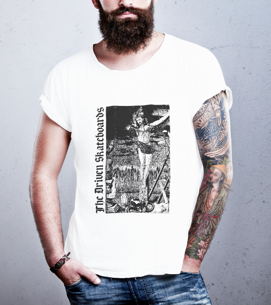 The Driven Skateboards Skeleton Rider T-Shirt