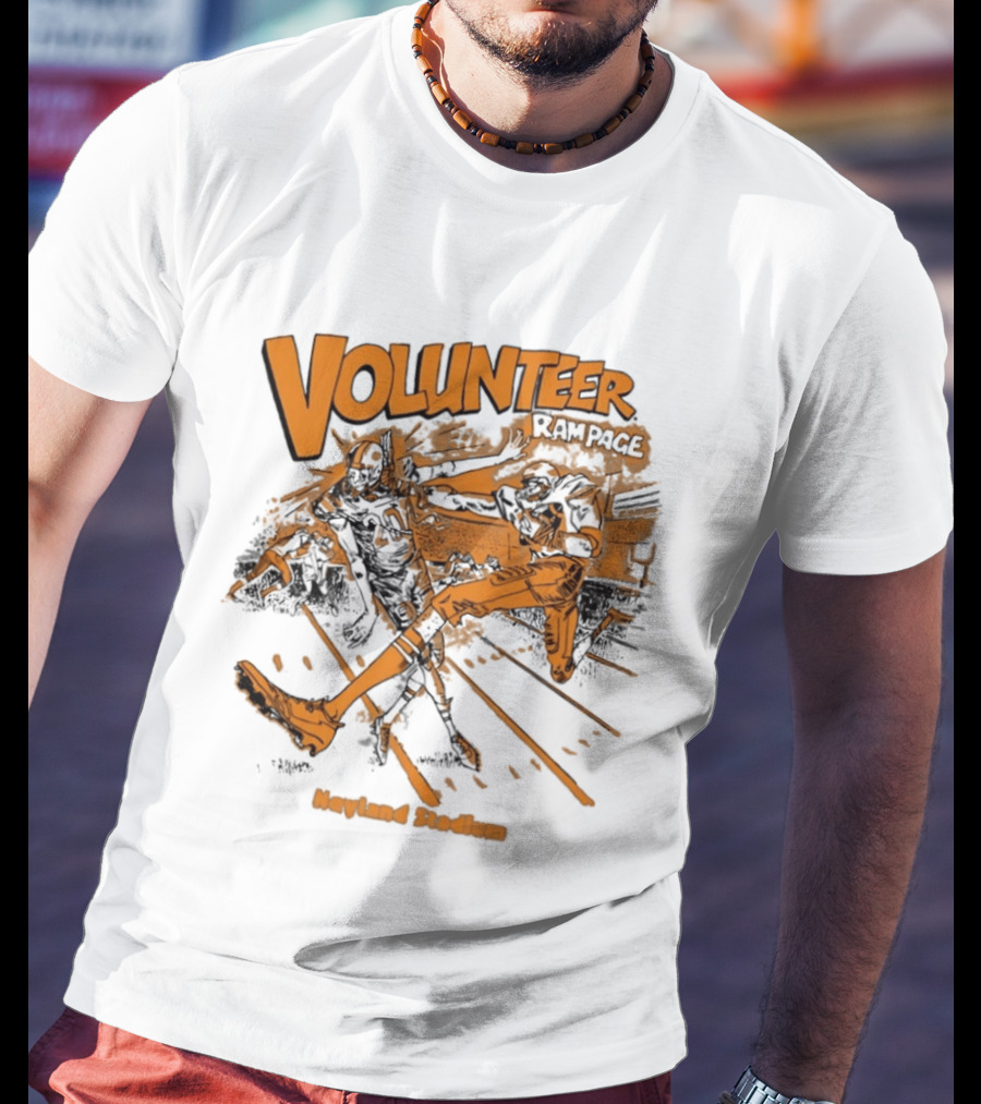 Volunteer Rampage Neyland Stadium Tennessee Volunteers T-Shirt