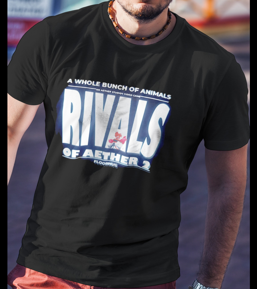 A Whole Bunch Of Animals Rivals Of Aether 2 An Aether Studios Video Game Floorhug T-Shirt