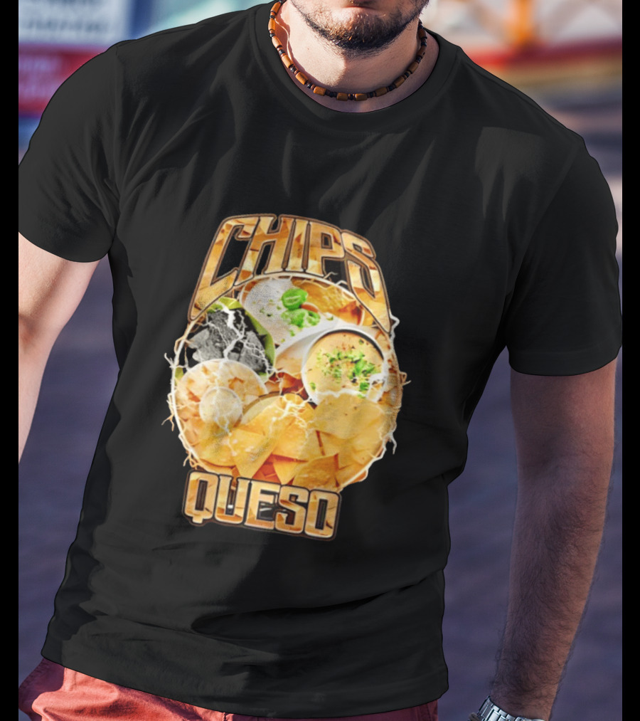 Chips Queso Lightning Bold Flavor Snack Experience T-Shirt