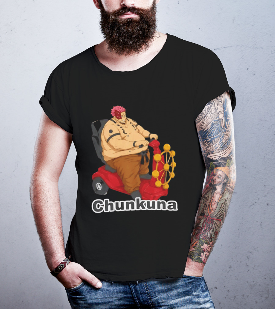 Chunkuna Jujutsu Kaisen Sukuna Parody Anime Manga T-Shirt