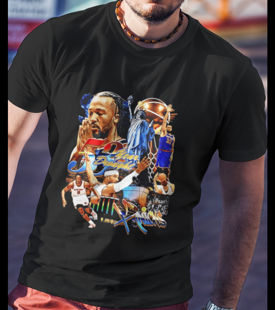 Jalen Brunson Josh Hart 53 Year Drought New York Knicks Basketball Legends T-Shirt