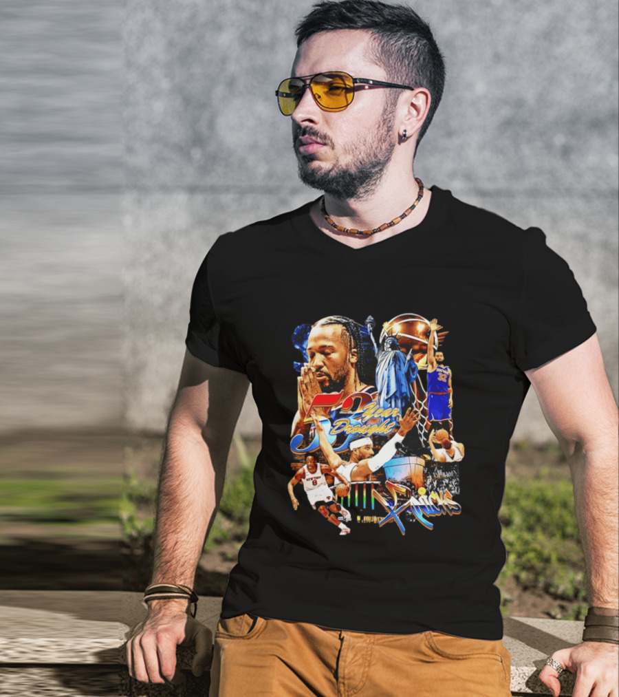 Jalen Brunson Josh Hart 53 Year Drought New York Knicks Basketball Legends T-Shirt