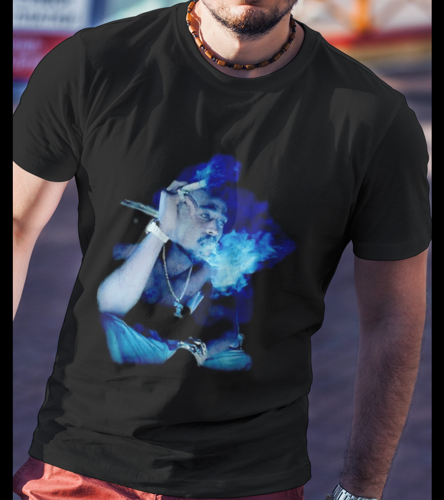Janet Jackson Thug Life Smoking 2Pac T-Shirt