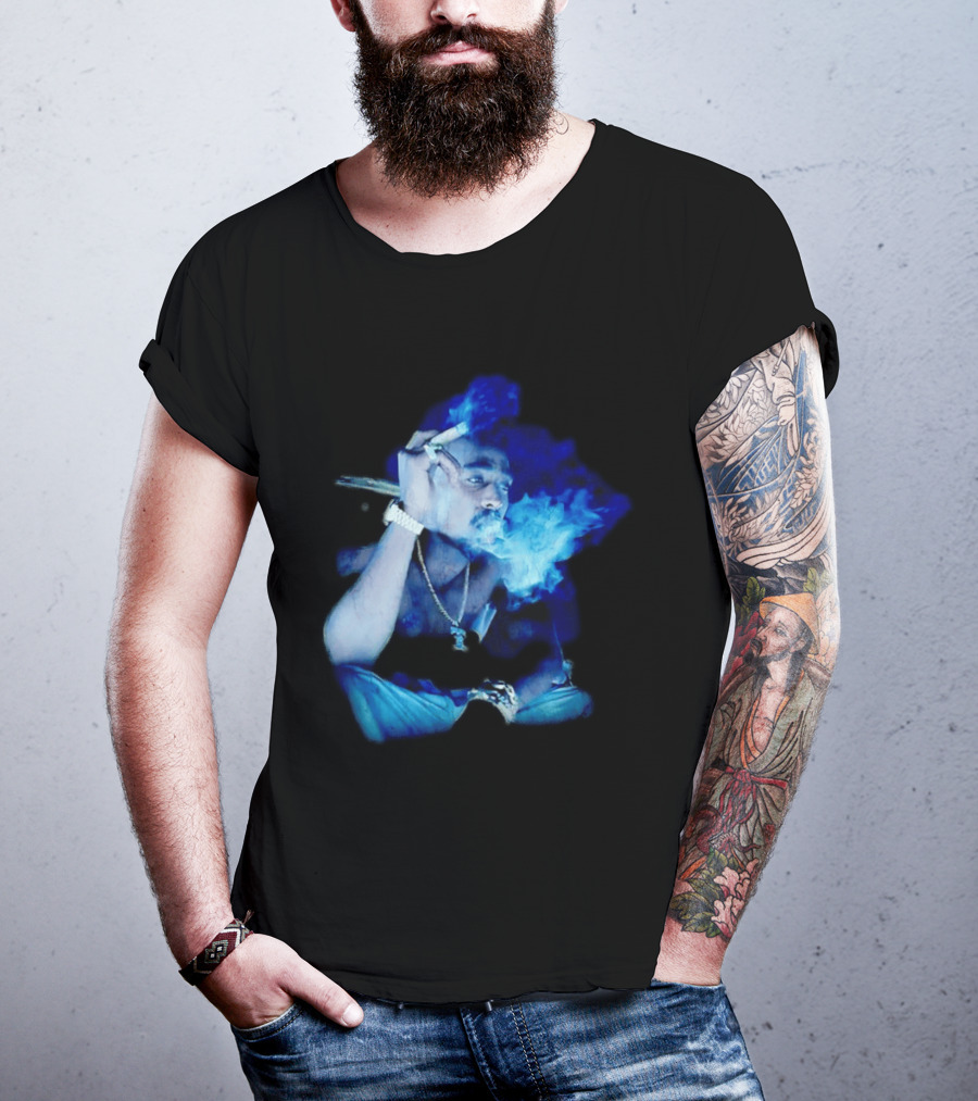 Janet Jackson Thug Life Smoking 2Pac T-Shirt