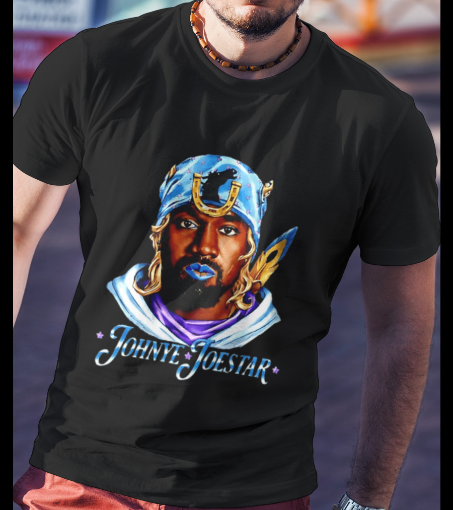 Kanye West Johnye Joestar JoJo's Bizarre Adventure Mashup T-Shirt