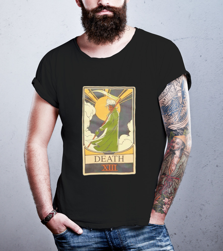 Marvel X Men '97 Gambit Tarot Card Death XIII T-Shirt