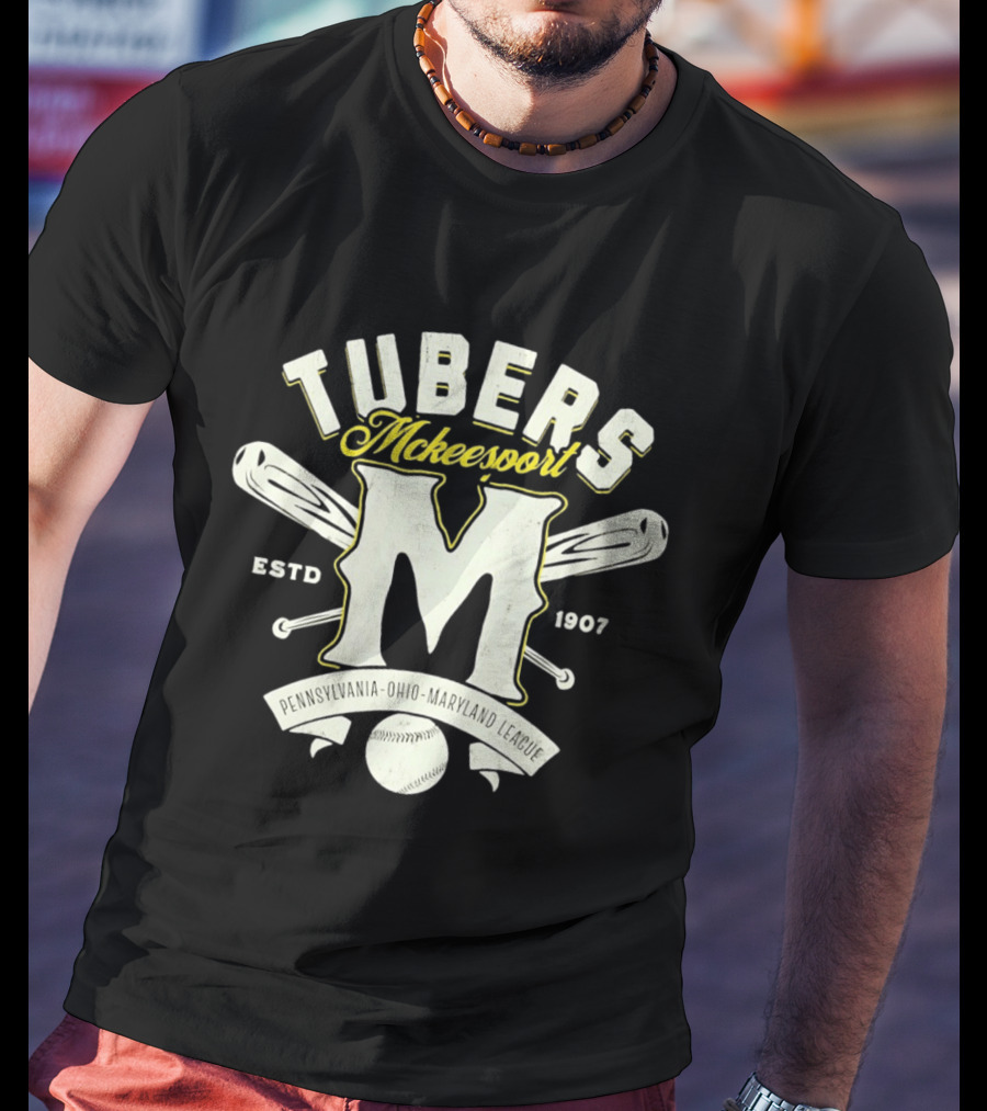 McKeesport Tubers Baseball Est 1907 Pennsylvania Ohio Maryland League T-Shirt
