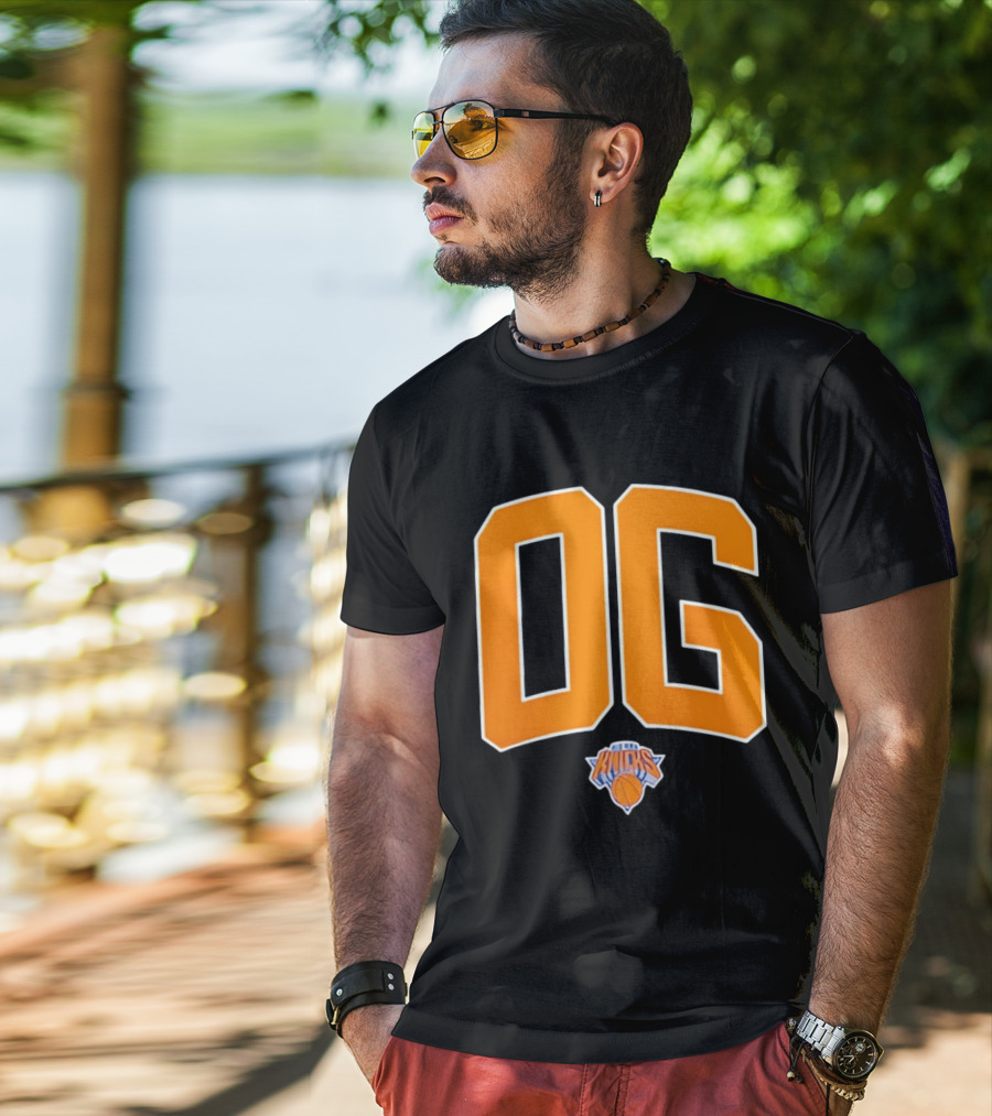 New York Knicks OG Anunoby Basketball T-Shirt