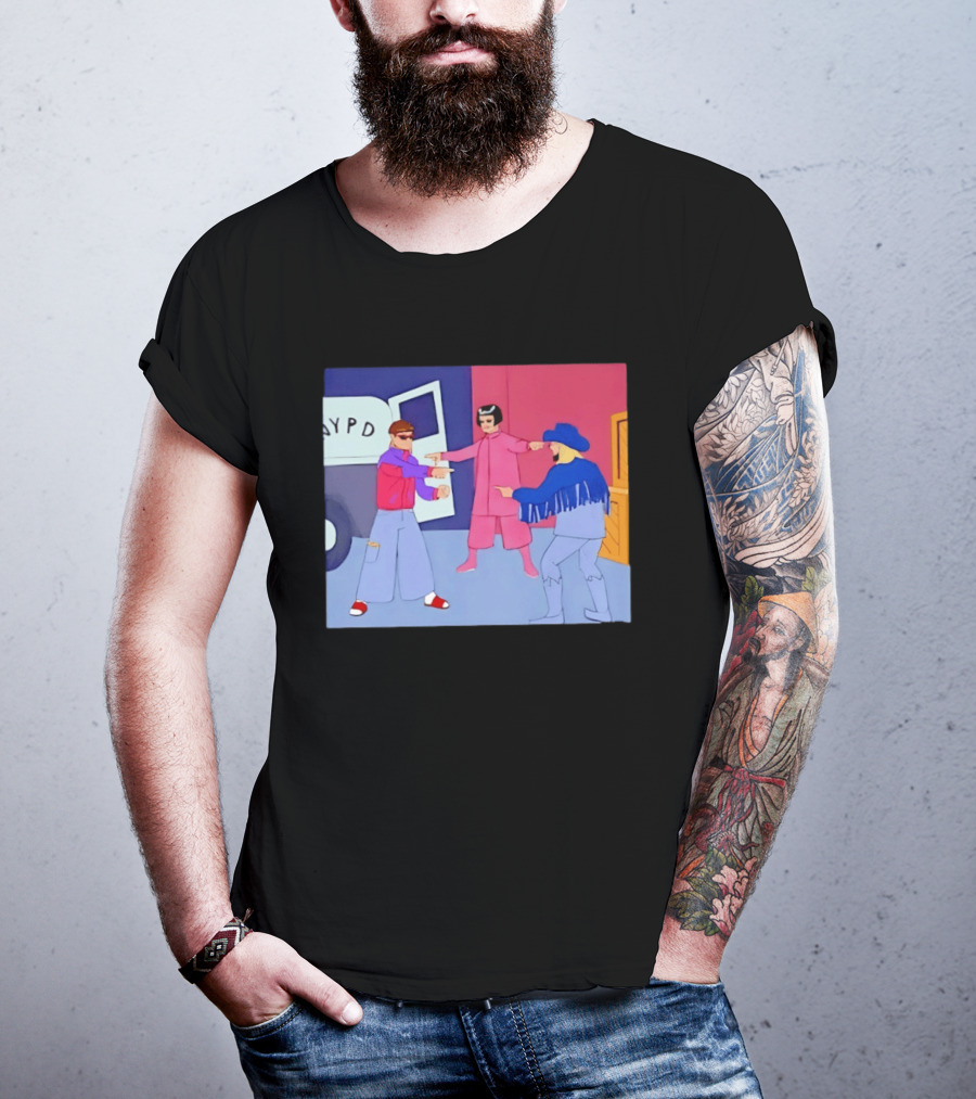 Oliver Tree NYPD Spider Man Pointing Meme T-Shirt