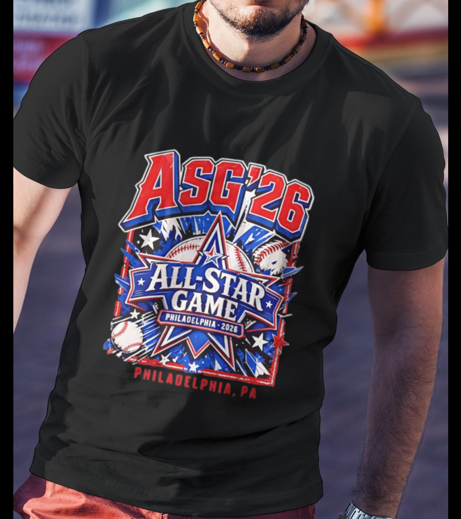 Philadelphia Phillies ASG '26 All Star Game Philadelphia PA Baseball T-Shirt