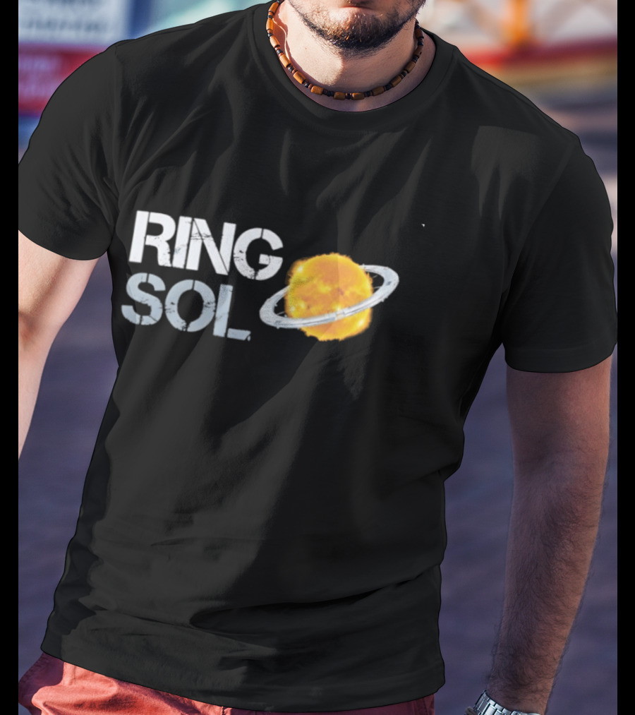 Ring Sol Space Astronomy Science Fiction Solar System Planetary Rings T-Shirt