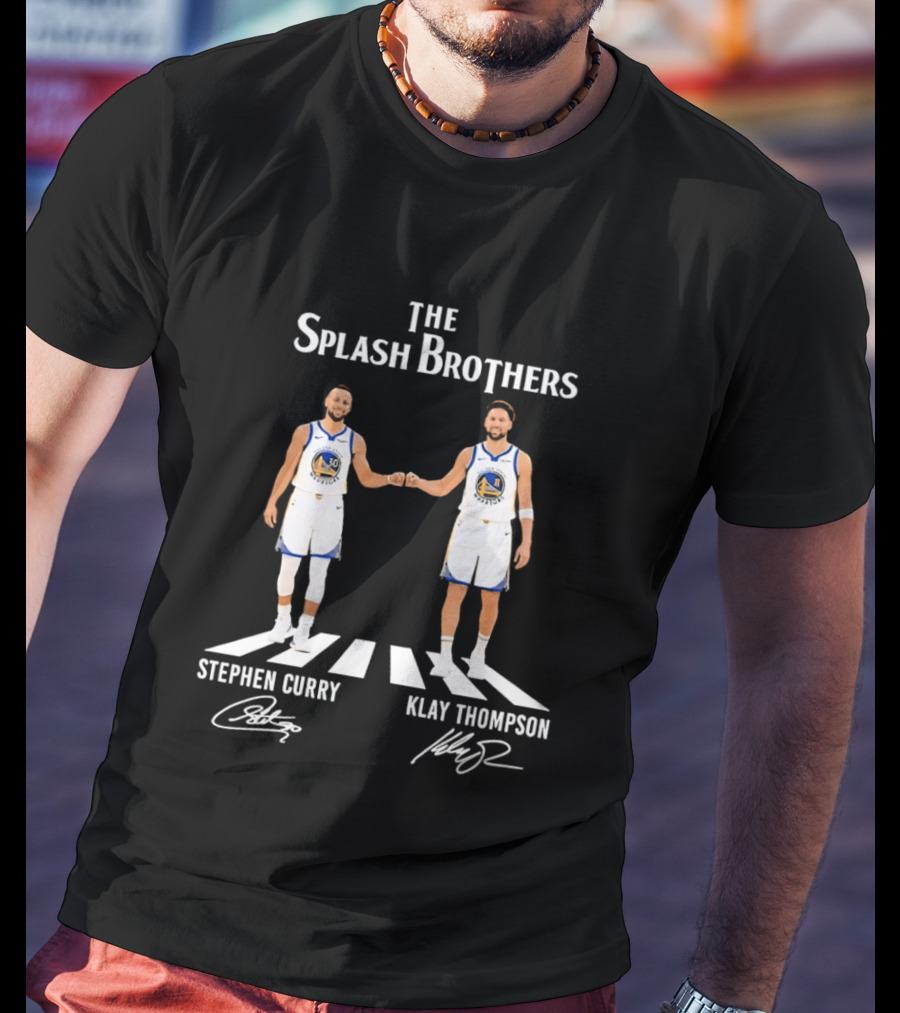 The Golden State Warriors The Splash Brothers Abbey Road T-Shirt
