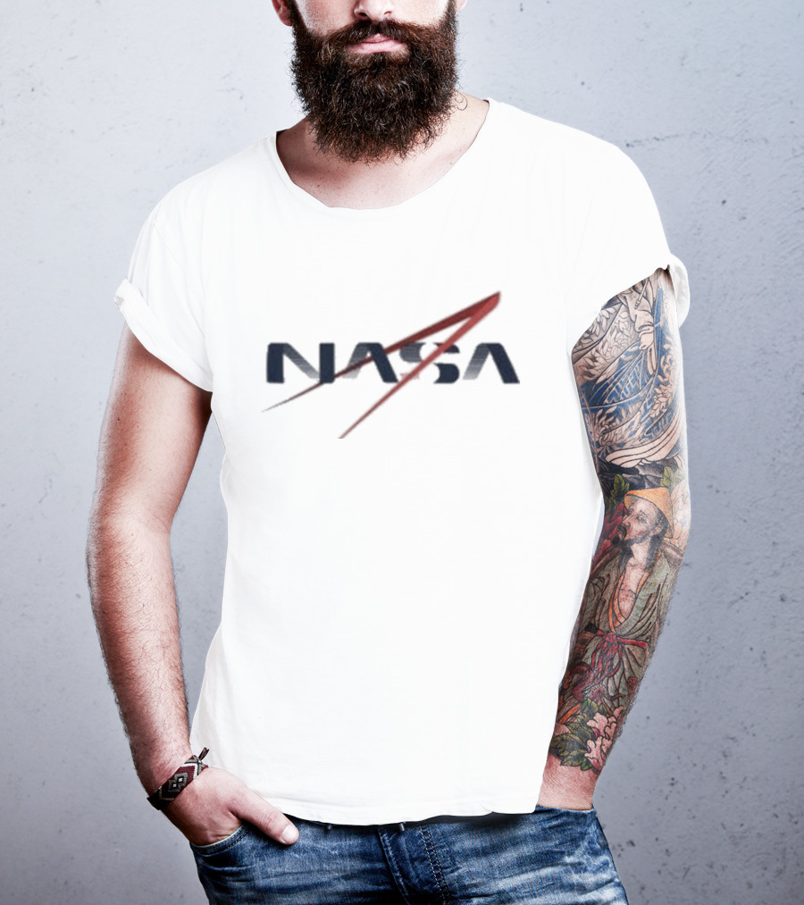 2046 NASA Redesign Ringer T-Shirt