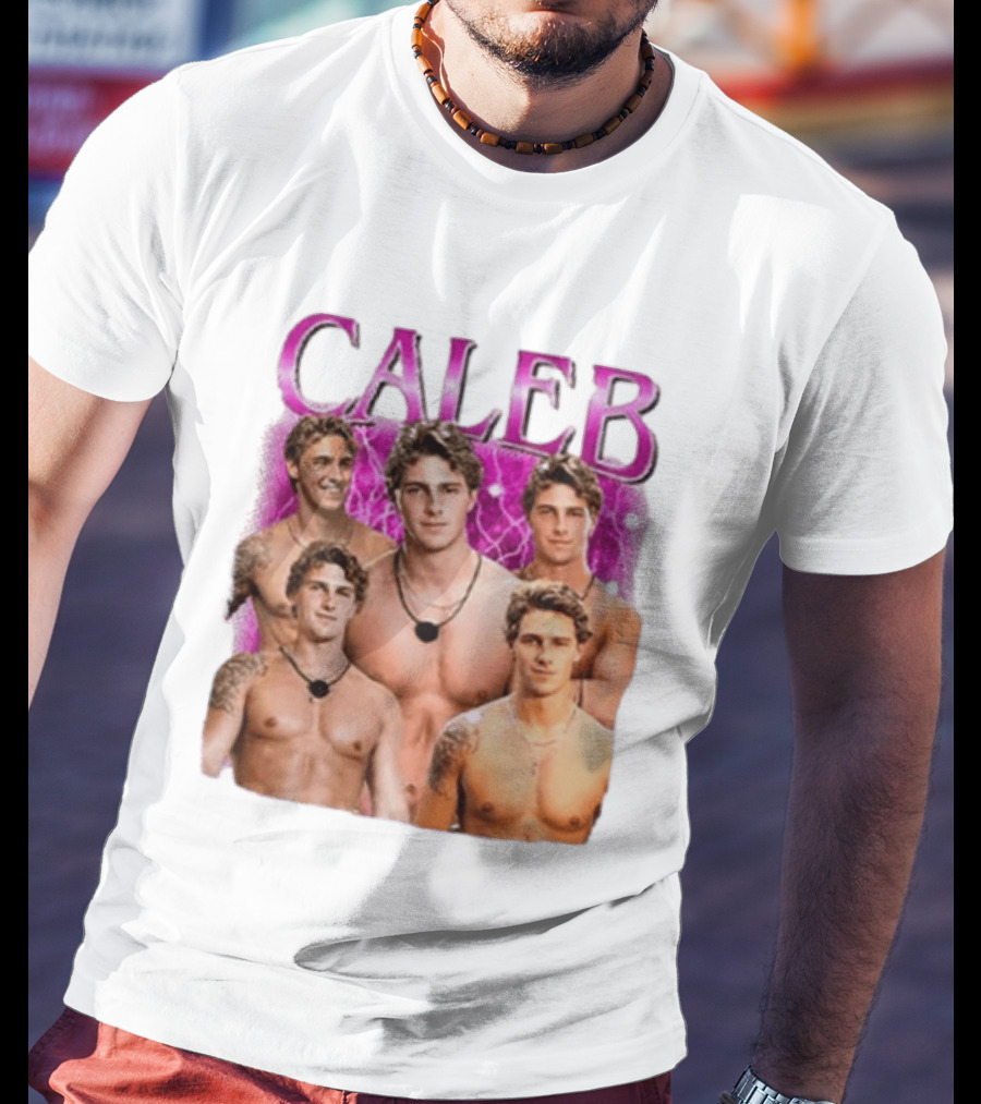 Caleb Love Island USA Reality TV Collage T-Shirt