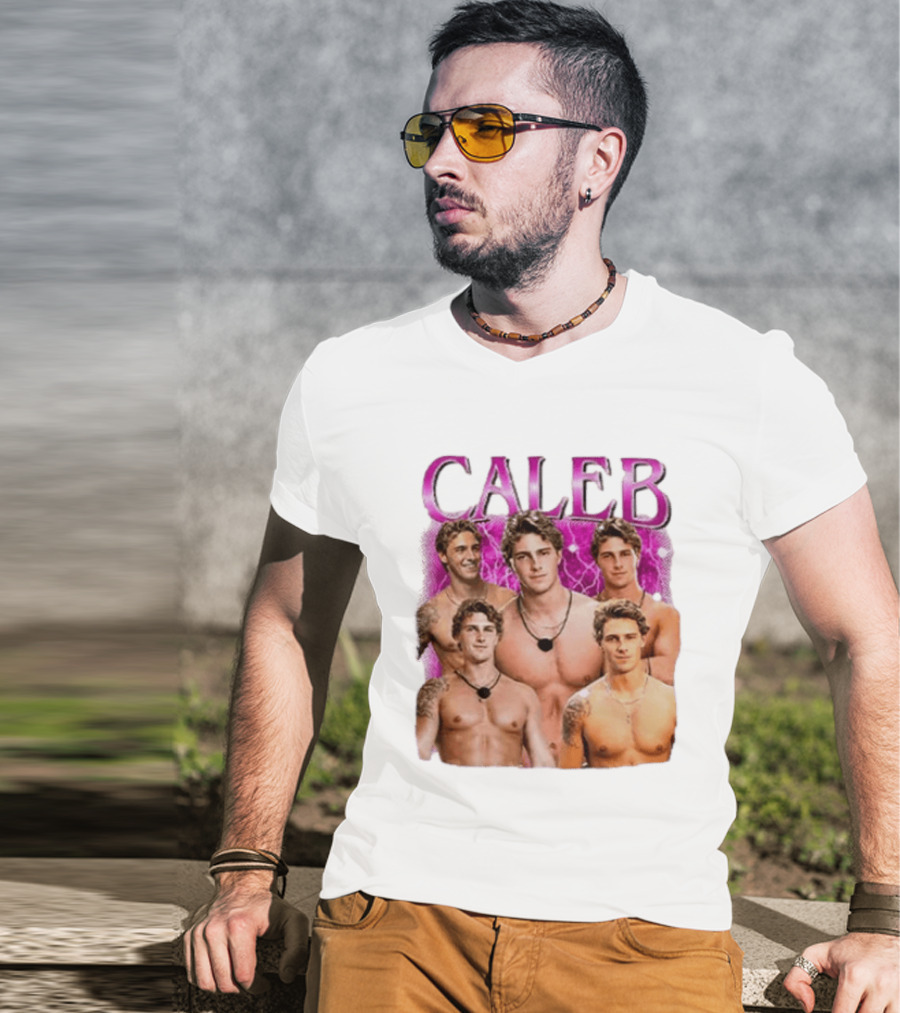 Caleb Love Island USA Reality TV Collage T-Shirt