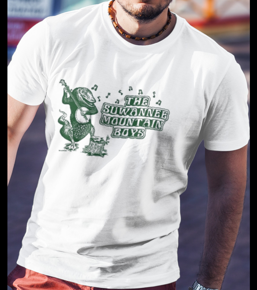 The Suwannee Mountain Boys Gator Banjo Fun T-Shirt