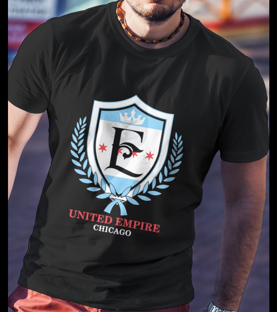 United Empire Chicago E Shield Stars Crown Laurel T-Shirt