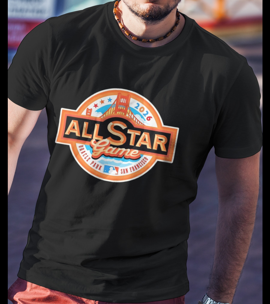 2026 MLB All Star Game Oracle Park San Francisco Golden Gate Bridge T-Shirt