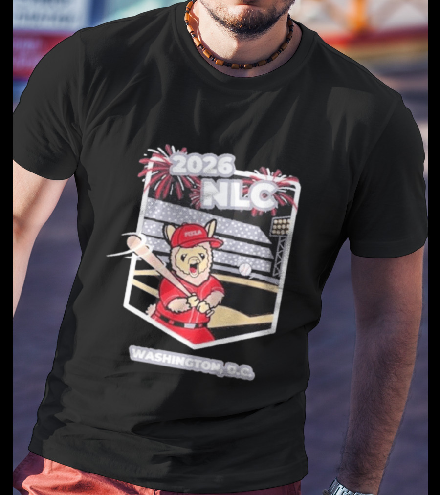 2026 NLC Baseball Llama Stadium Washington DC T-Shirt