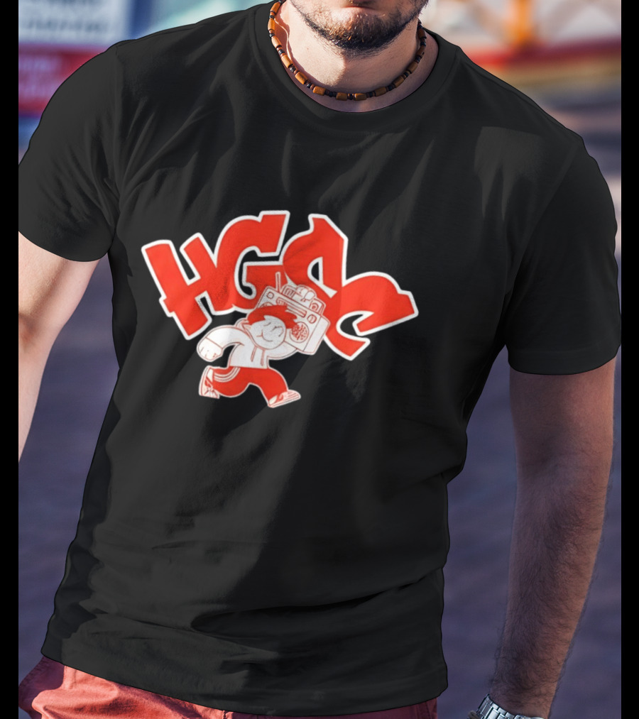 HGSC Hip Hop Boombox Radio 80s Music T-Shirt