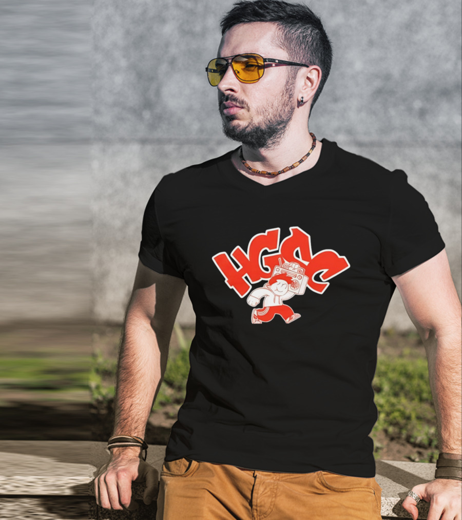 HGSC Hip Hop Boombox Radio 80s Music T-Shirt