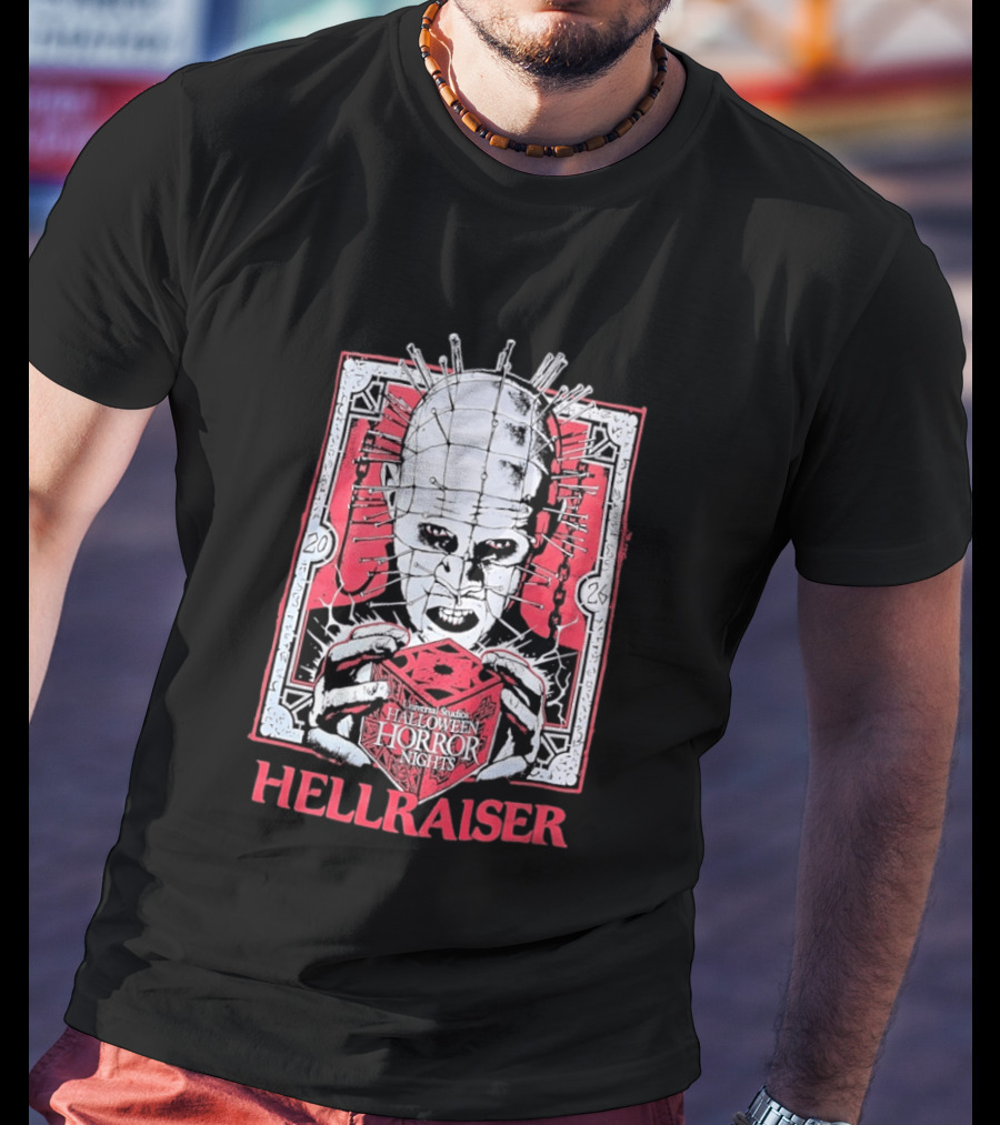 Universal Studios Halloween Horror Nights 2026 Pinhead Hellraiser T-Shirt